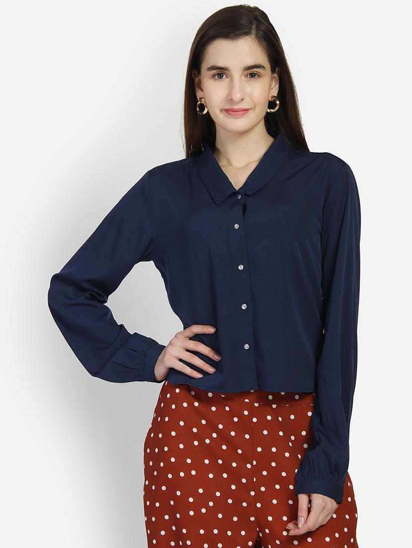long sleeved solid shirt - 16874434 - Zoom Image - 1