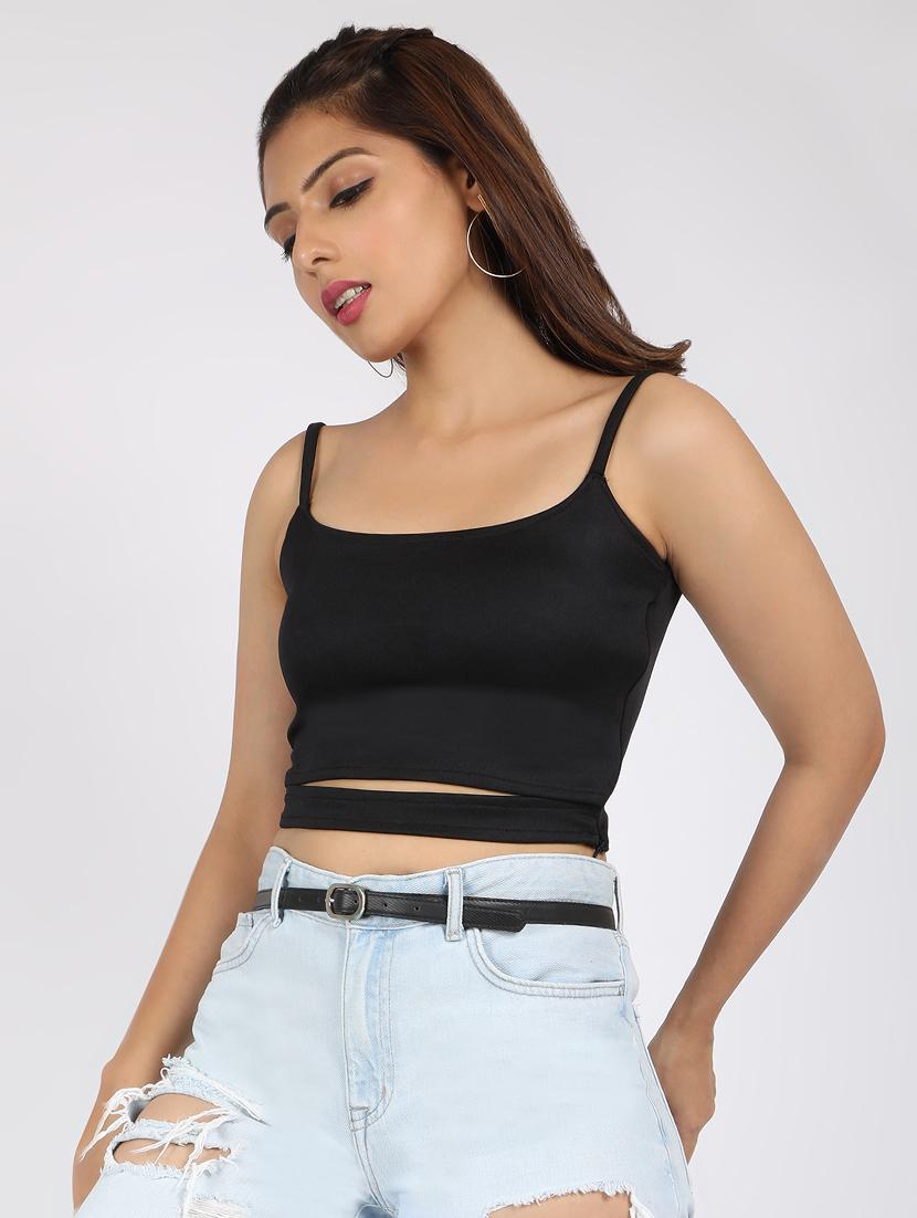 cami neck crop top - 16874445 - Zoom Image - 2