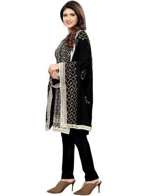 printed unstitched suit - 16875006 - Standard Image - 2