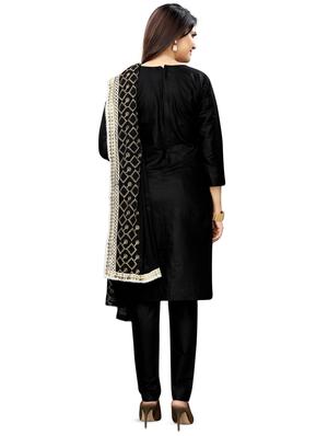 printed unstitched suit - 16875006 - Standard Image - 3