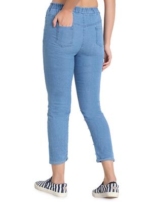 pearl embellished mid rise jeans - 16875050 - Standard Image - 3