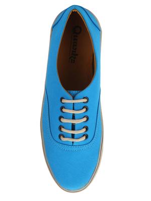 light blue lace up sneakers - 16876650 - Standard Image - 3