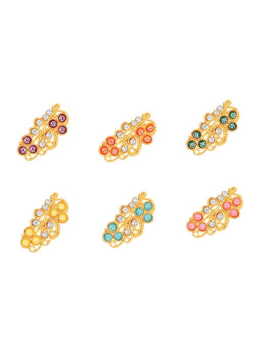 multi colored zinc brooch - 16877118 - Standard Image - 1