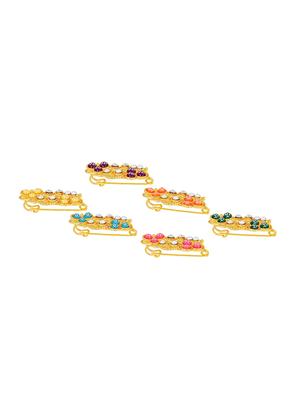 multi colored zinc brooch - 16877118 - Standard Image - 3