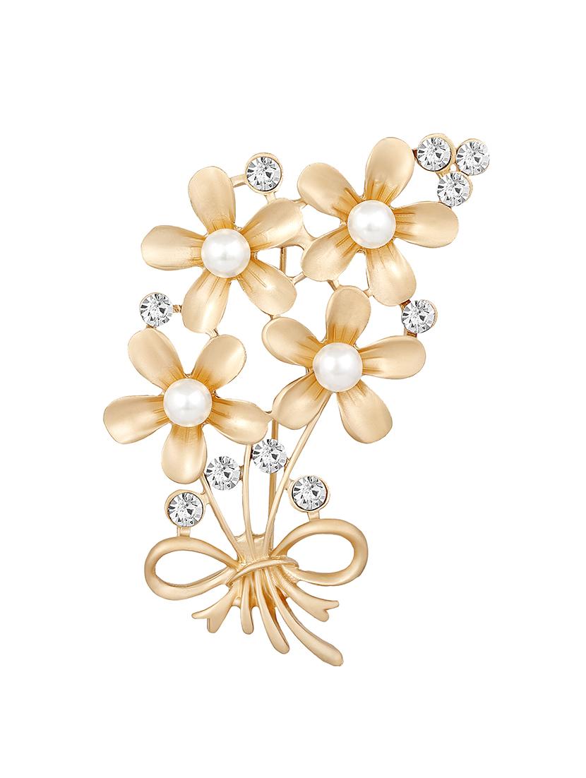gold brass brooch - 16877120 - Zoom Image - 1