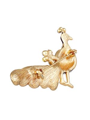 multi colored brass brooch - 16877121 - Standard Image - 2