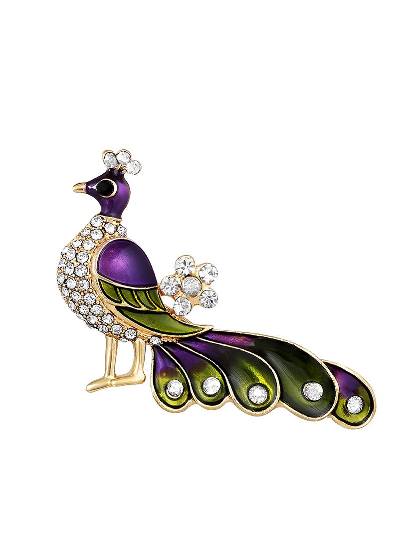 multi colored brass brooch - 16877121 - Zoom Image - 1