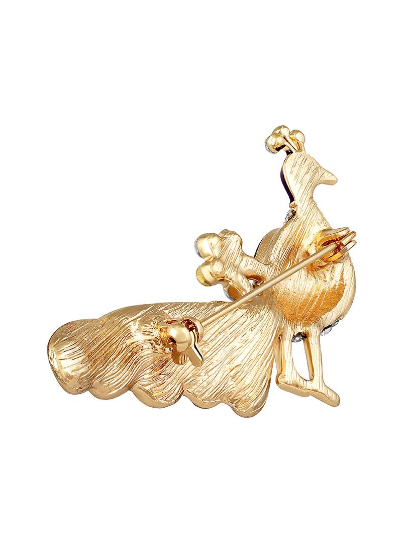 multi colored brass brooch - 16877121 - Zoom Image - 2