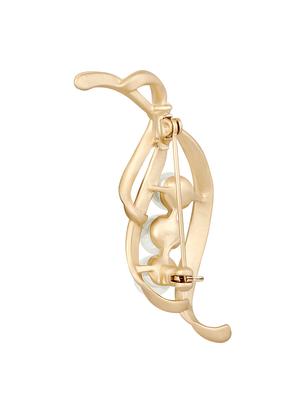 gold brass brooch - 16877122 - Standard Image - 2