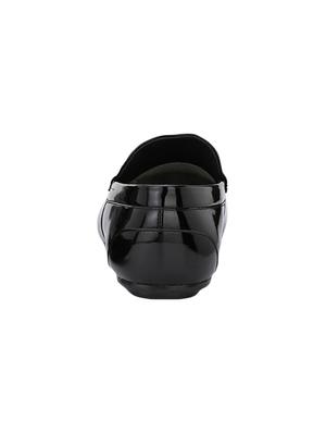 black patent leather slip on loafers - 16877280 - Standard Image - 3