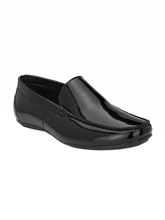 black patent leather slip on loafers - 16877280 - Zoom Image - 1