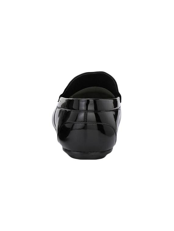 black patent leather slip on loafers - 16877280 - Zoom Image - 3