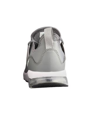 grey fabric lace up sport shoes - 16877984 - Standard Image - 3