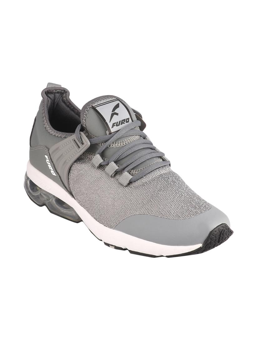 grey fabric lace up sport shoes - 16877984 - Zoom Image - 1