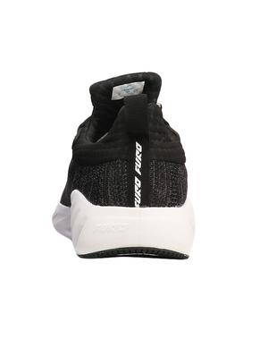 black fabric lace up sport shoes - 16877995 - Standard Image - 3