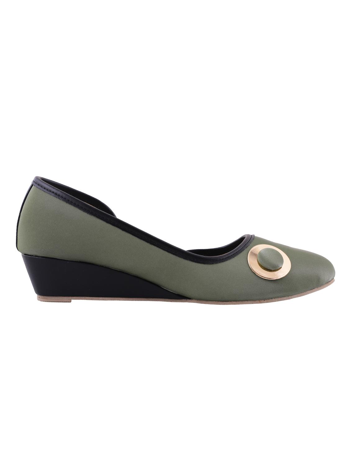green slip on wedges - 16878106 - Zoom Image - 2