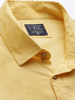yellow solid pathani kurta - 16878116 - Standard Image - 4