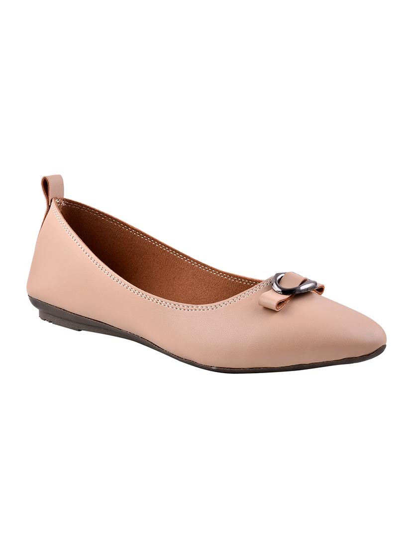 beige slip on ballerinas - 16878132 - Zoom Image - 1