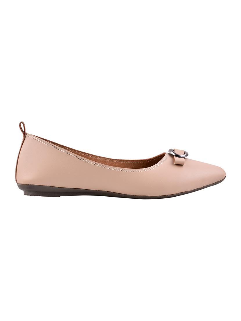 beige slip on ballerinas - 16878132 - Zoom Image - 2