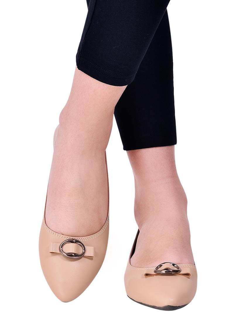 beige slip on ballerinas - 16878132 - Zoom Image - 5