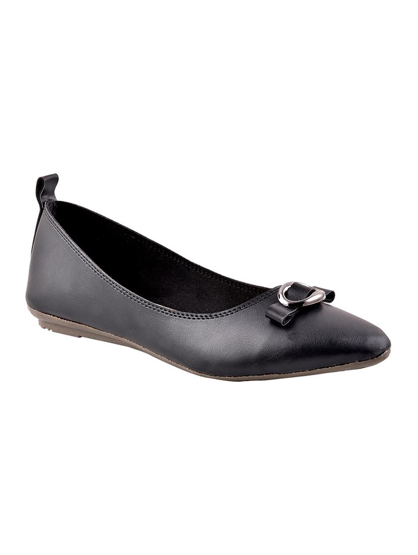 black slip on ballerinas - 16878134 - Zoom Image - 1