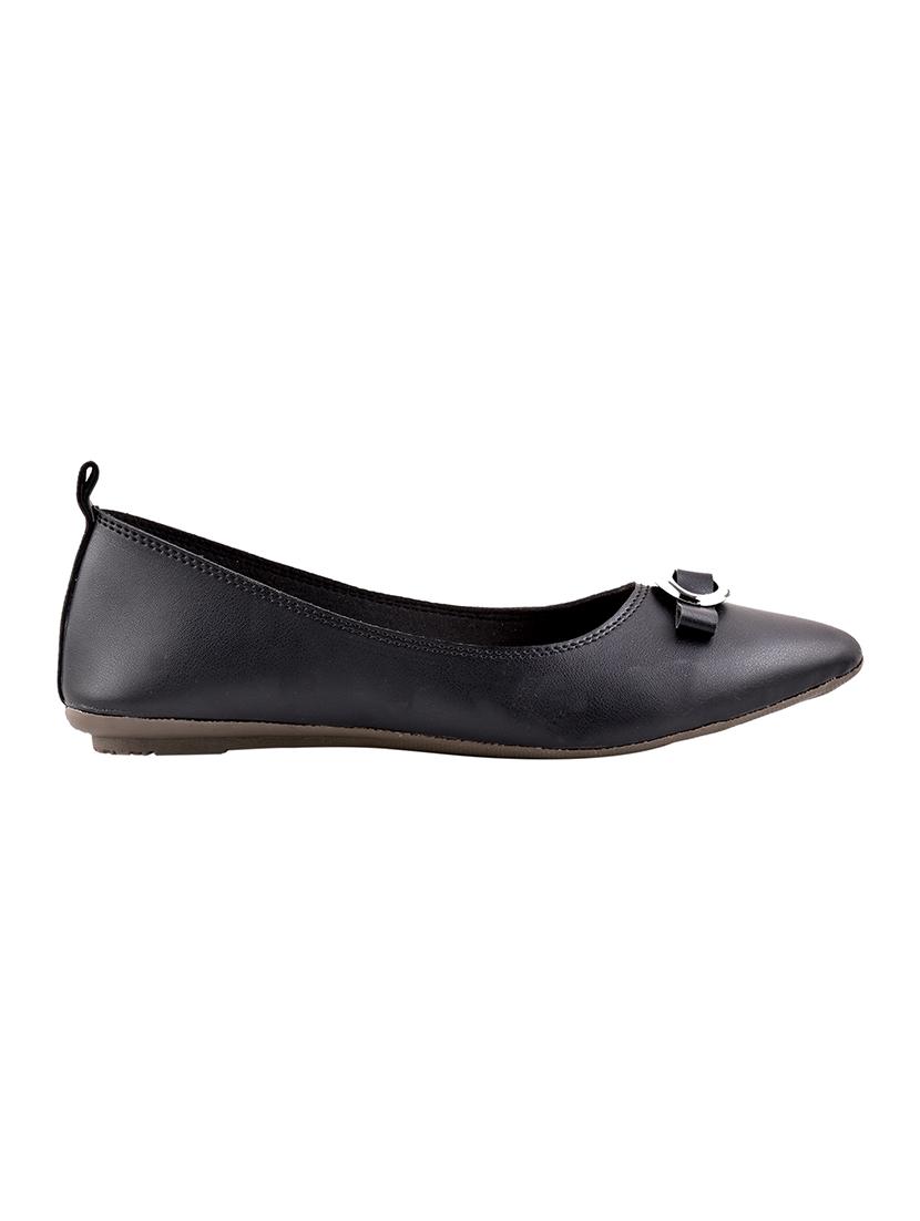 black slip on ballerinas - 16878134 - Zoom Image - 2
