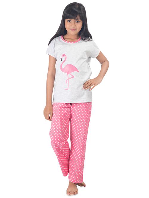 multi colored cotton pyjama set nightwear - 16878205 - Standard Image - 1