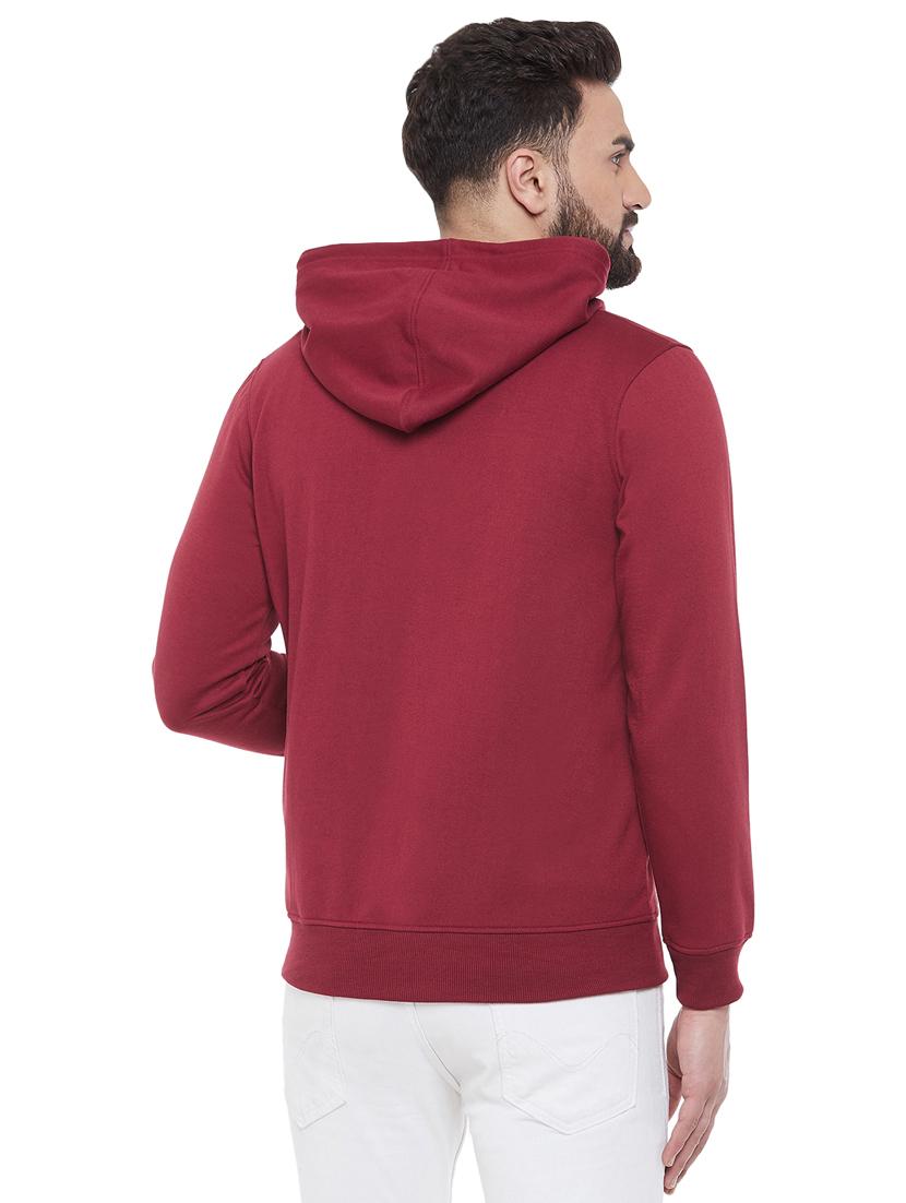 red solid sweatshirt - 16878233 - Zoom Image - 3