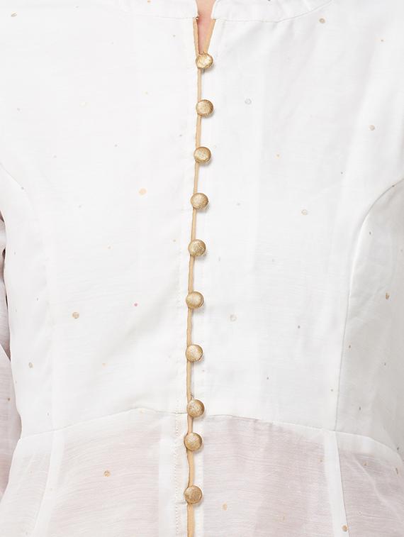 solid flared kurta - 16878376 - Zoom Image - 4