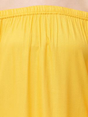 off shoulder solid top - 16878393 - Standard Image - 5