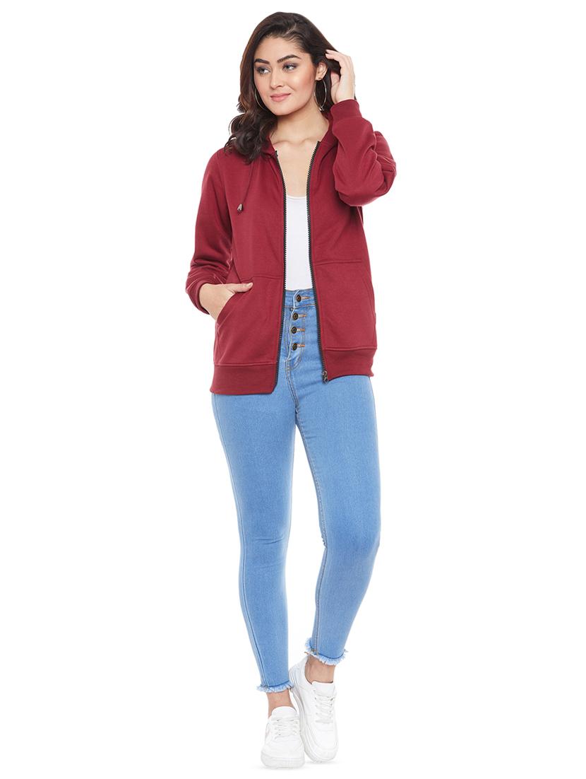 front pocket fleece hoodie - 16878462 - Zoom Image - 4