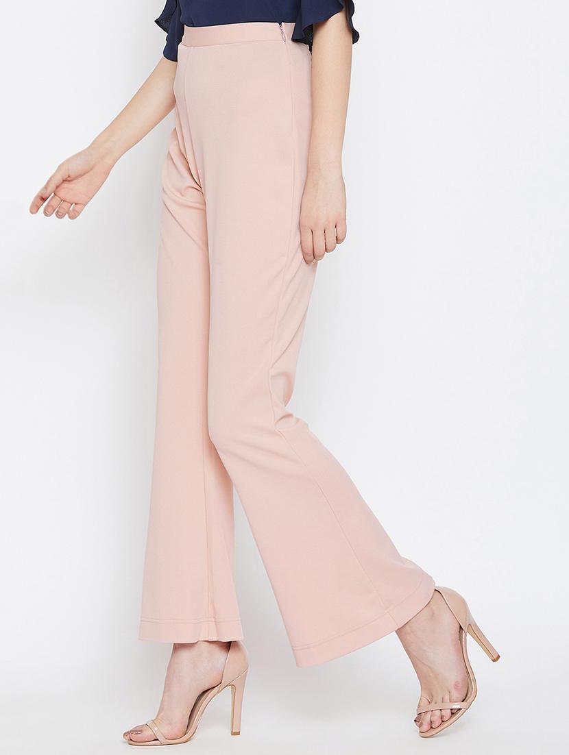 rosewater pink high rise wide leg trouser - 16878476 - Zoom Image - 2