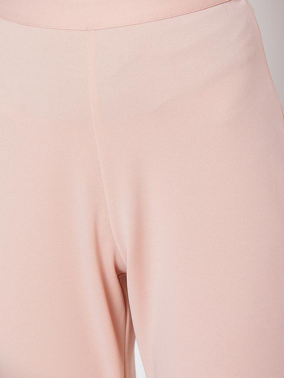 rosewater pink high rise wide leg trouser - 16878476 - Zoom Image - 5