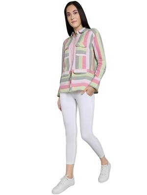 flap pocket striped shirt - 16878951 - Standard Image - 4