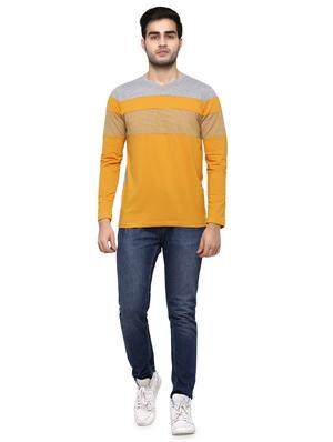 yellow striped t-shirt - 16878985 - Standard Image - 4