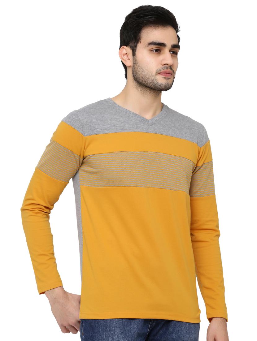yellow striped t-shirt - 16878985 - Zoom Image - 2