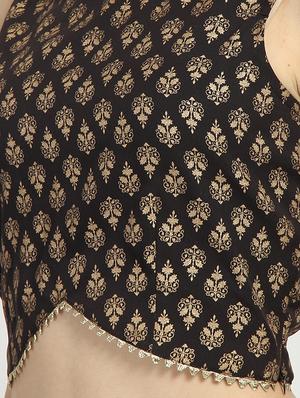 gold printed blouse - 16879425 - Standard Image - 5