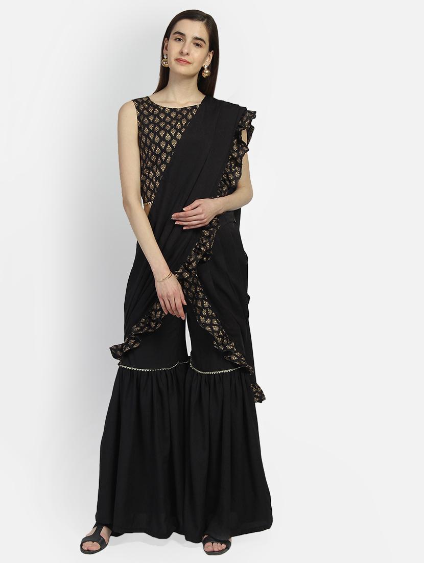 gold printed blouse - 16879425 - Zoom Image - 4
