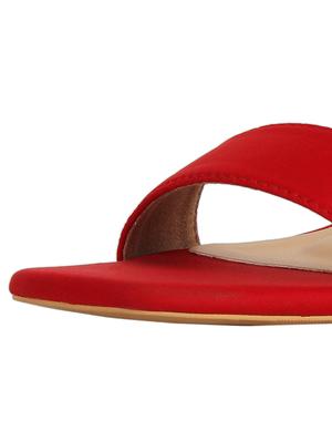 red closed back sandals - 16879627 - Standard Image - 3