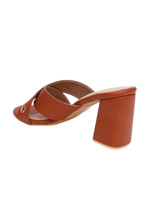 tan slip on sandals - 16879633 - Standard Image - 3