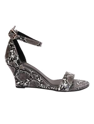 black closed back wedges - 16879655 - Standard Image - 2