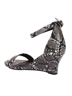 black closed back wedges - 16879655 - Standard Image - 3