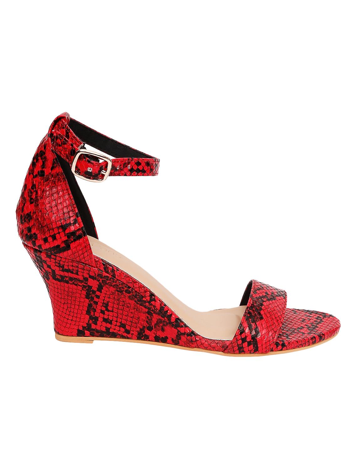 red closed back wedges - 16879656 - Zoom Image - 2