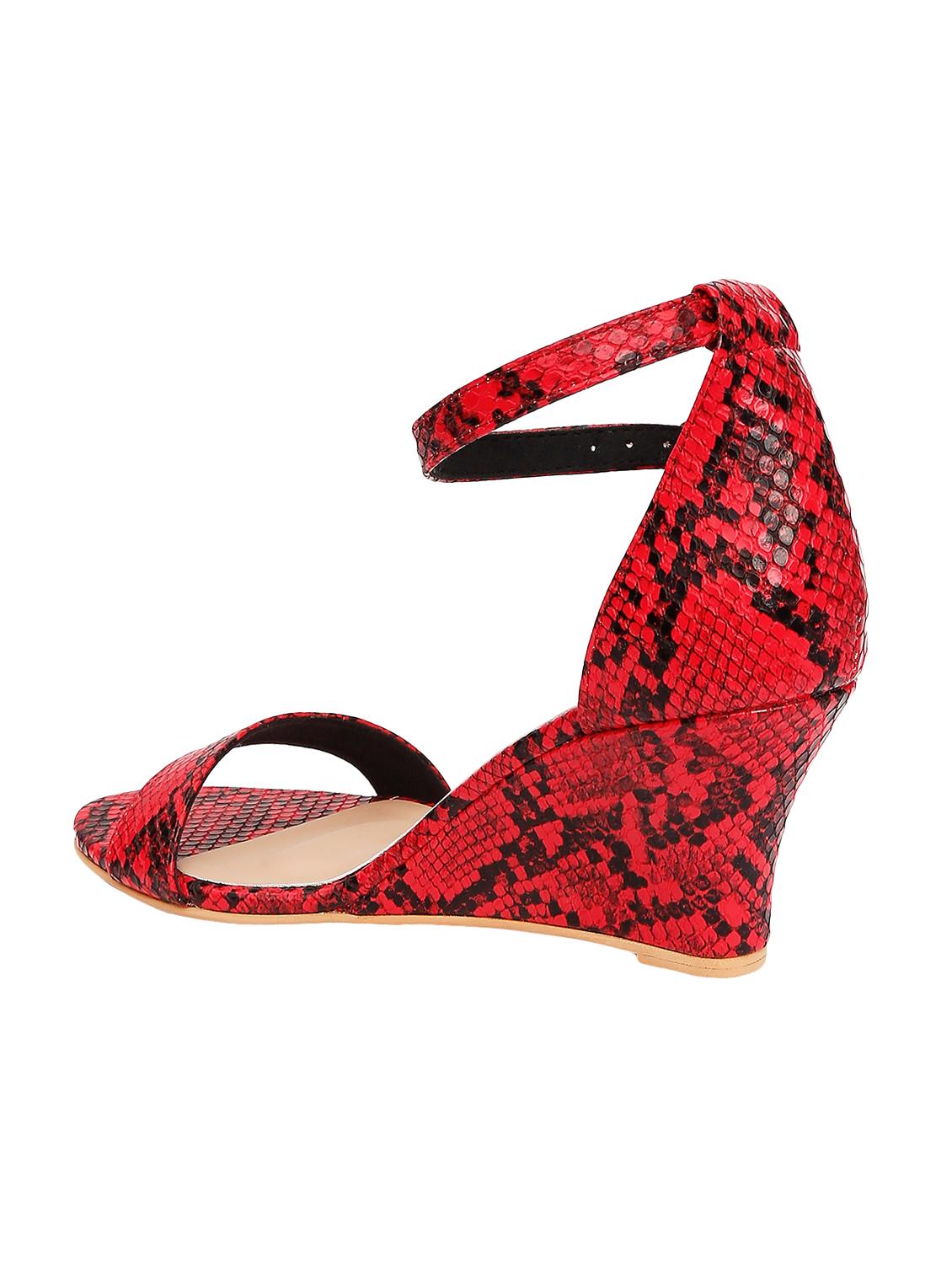 red closed back wedges - 16879656 - Zoom Image - 3