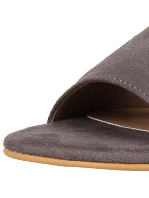 grey slip on wedges - 16879660 - Standard Image - 3