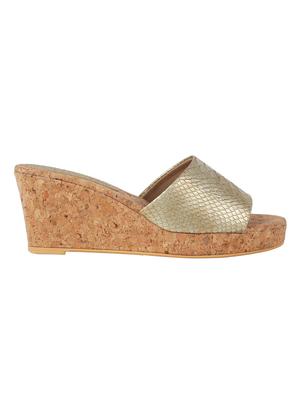 gold slip on wedges - 16879665 - Standard Image - 2