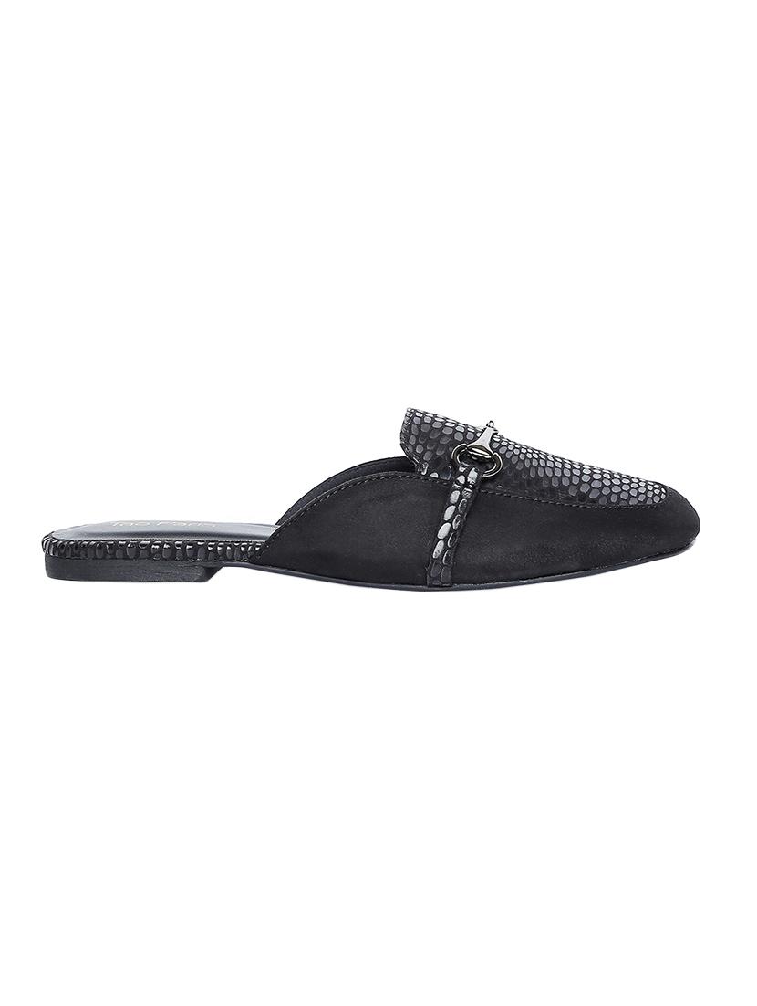 black slip on mules - 16879674 - Zoom Image - 2