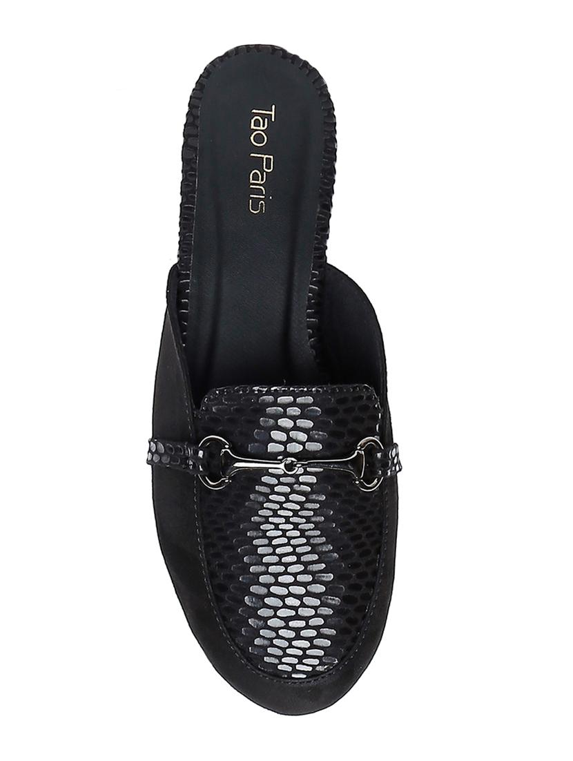 black slip on mules - 16879674 - Zoom Image - 4