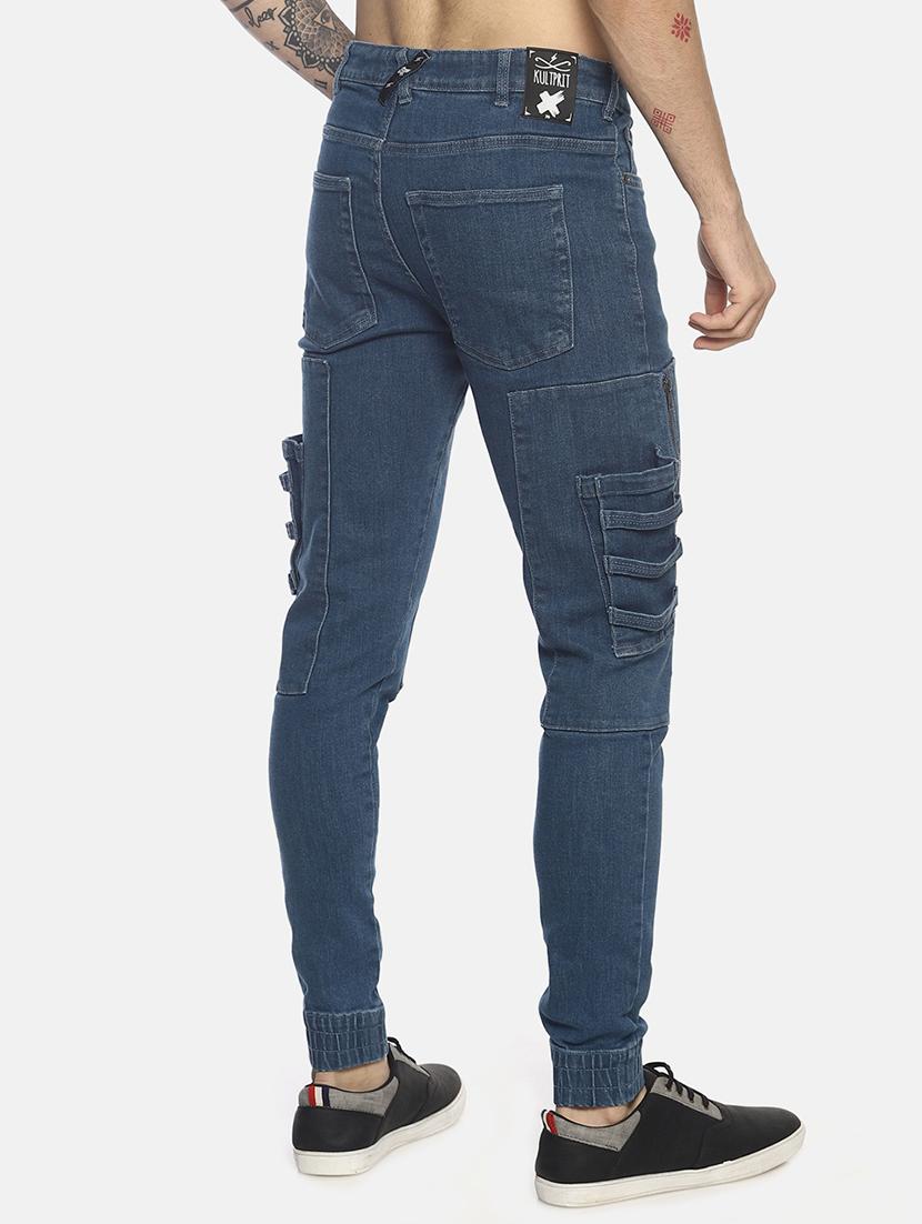 blue solid jogger - 16879888 - Zoom Image - 3