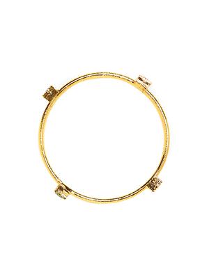 multi colored gold plated bangle - 16880037 - Standard Image - 2